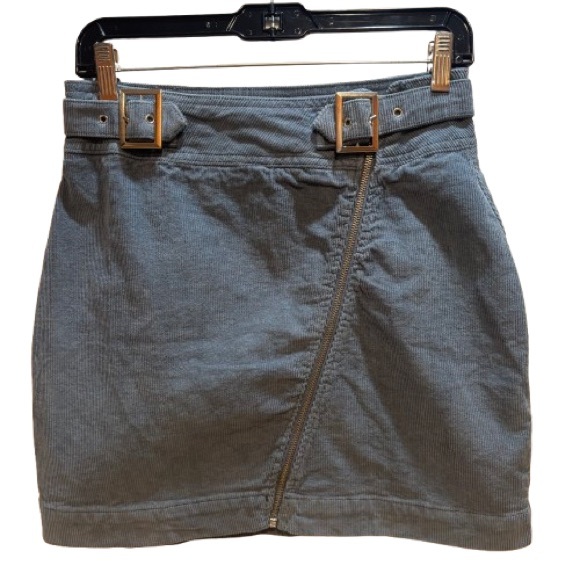 Urban Outfitters Dresses & Skirts - Urban Outfitters Blue Mini A-line Corduroy Skirt Cargo Style Size M EUC